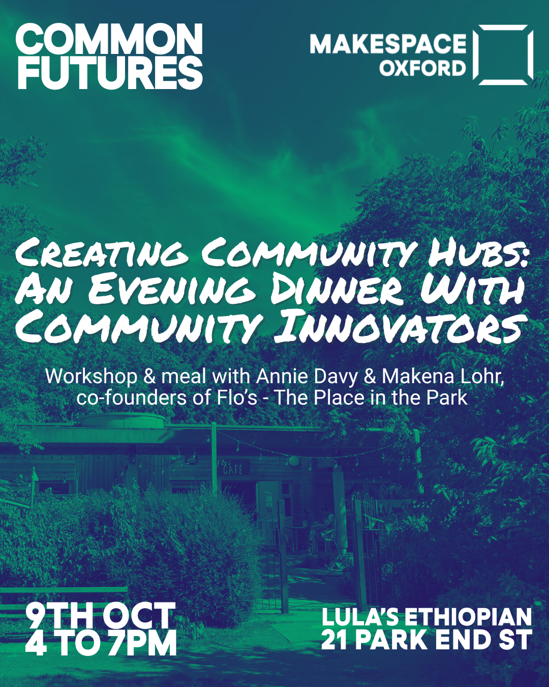 Creating Community Hubs: An Evening Dinner With Community Innovators
