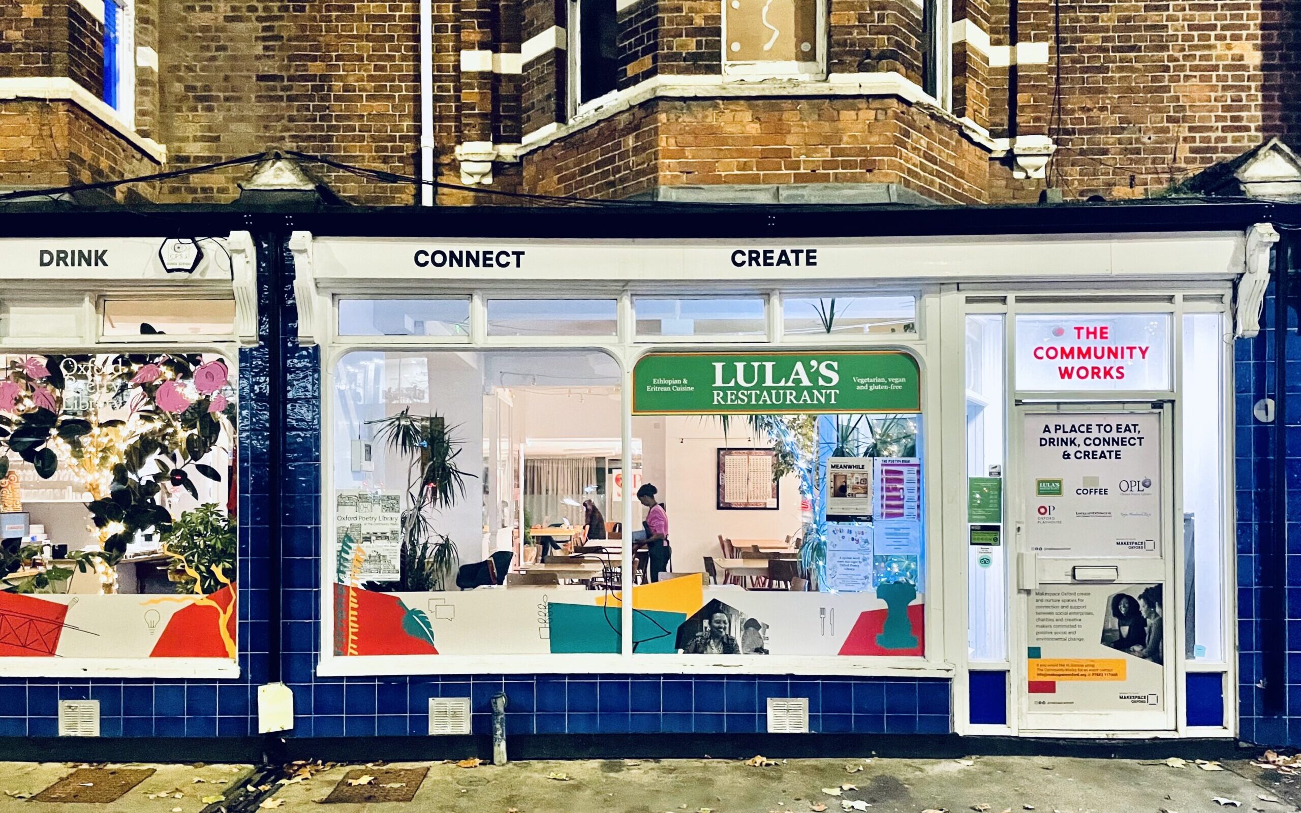 Exterior of The Community Works