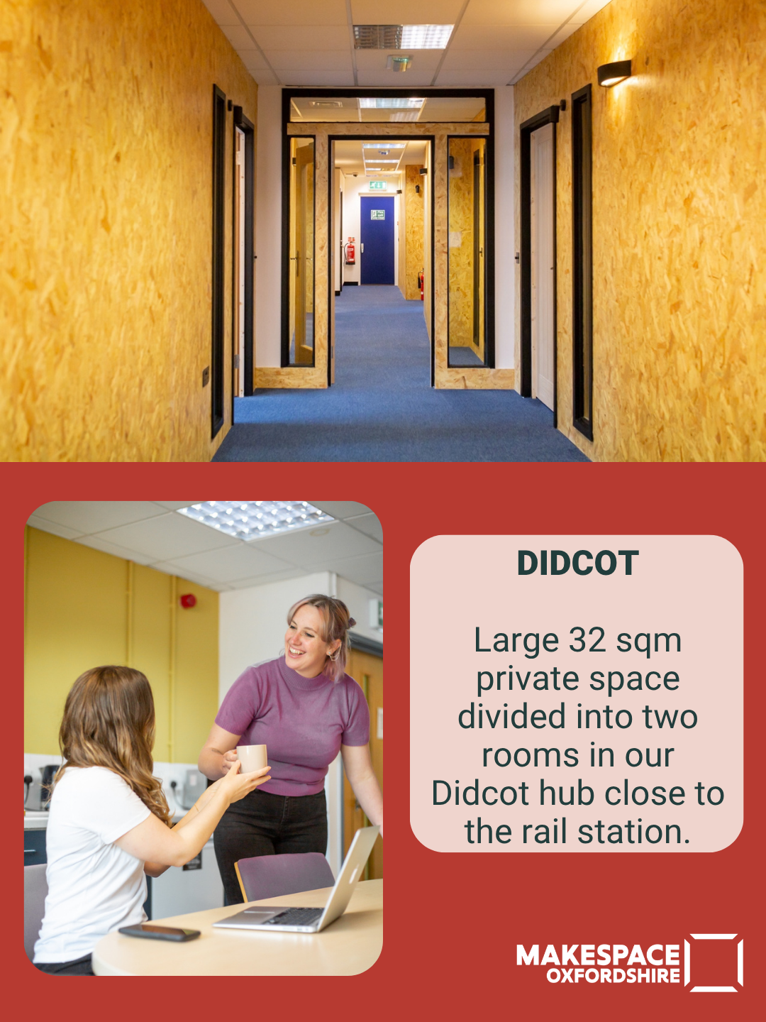 Graphic showing available office space in Didcot